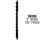 Rocker Panel and Truck Bed Molding; 16' Roll - 2” Wide, 1/8” Thick / RK20016-S