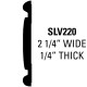 Classic Chevrolet Silverado Factory Match Molding; 8' Roll - 2 1/4” Wide, 1/4” Thick / SLV22008-S