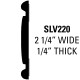 Classic Chevrolet Silverado Factory Match Molding; 65' Roll - 2 1/4” Wide, 1/4” Thick / SLV22065-R