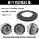Wheel Well Molding Pack; 18' Roll - 1/2” Wide, 3/16” Thick / W60118-PK Wheel Well Molding Pack; 18' Roll - 1/2” Wide, 3/16” Thick / W60118-PK