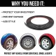 Body Side Molding and Wheel Well Trim Pack; 18' Roll - 7/16” Wide, 3/16” Thick / W71618HG-PK