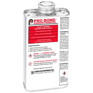 Pro Bond Adhesive Promoter 8 Ounce Can