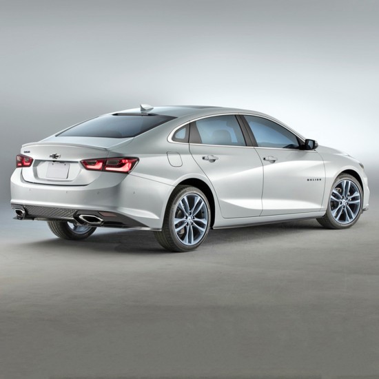  Chevrolet Malibu Factory Style Flush Mount Rear Deck Spoiler 2016 - 2025 / MAL16-FM