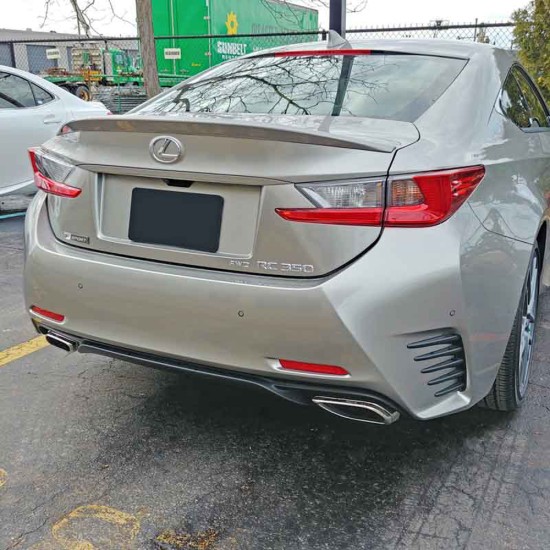 Lexus RC Factory Style Flush Mount Rear Deck Spoiler 2015 - 2023 / RC15-FM Lexus RC Factory Style Flush Mount Rear Deck Spoiler 2015 - 2023 / RC15-FM