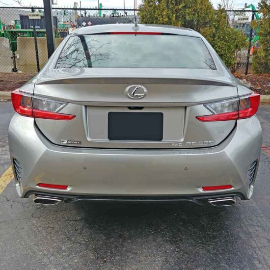 Lexus RC Factory Style Flush Mount Rear Deck Spoiler 2015 - 2023 / RC15-FM Lexus RC Factory Style Flush Mount Rear Deck Spoiler 2015 - 2023 / RC15-FM