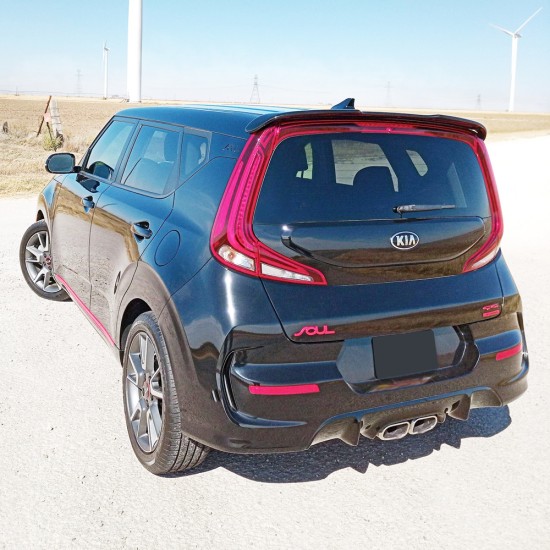  Kia Soul Factory Style Flush Mount Rear Deck Spoiler 2020 - 2024 / SOUL20-FM