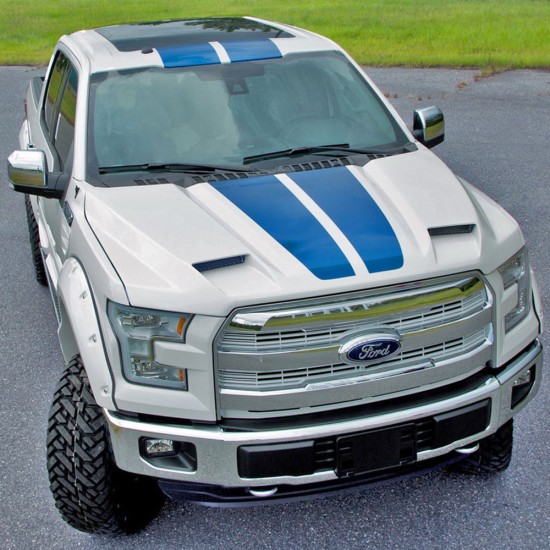  Ford F-150 Painted Functional Ram Air Hood 2015 - 2020 / RAHF15015