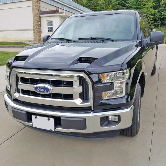  Ford F-150 Painted Functional Ram Air Hood 2015 - 2020 / RAHF15015