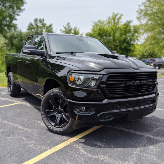  Ram 1500 Painted Functional Ram Air Hood 2019 - 2024 / RAHRAM19