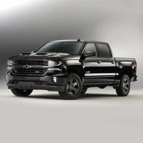  Chevrolet Silverado 1500 Painted Functional Ram Air Hood 2016 - 2018 / RAHSIL16