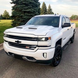  Chevrolet Silverado 1500 Painted Functional Ram Air Hood 2016 - 2018 / RAHSIL16