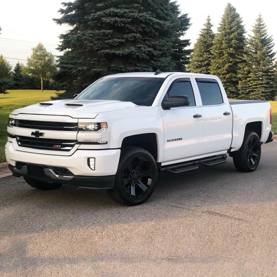  Chevrolet Silverado 1500 Painted Functional Ram Air Hood 2016 - 2018 / RAHSIL16