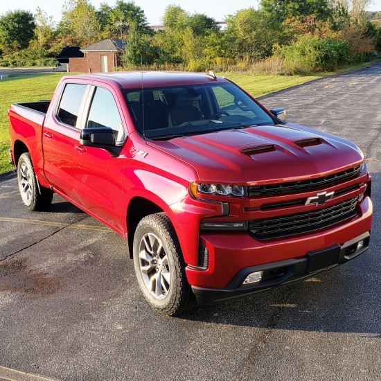  Chevrolet Silverado 1500 Painted Functional Ram Air Hood 2019 - 2023 / RAHSIL19