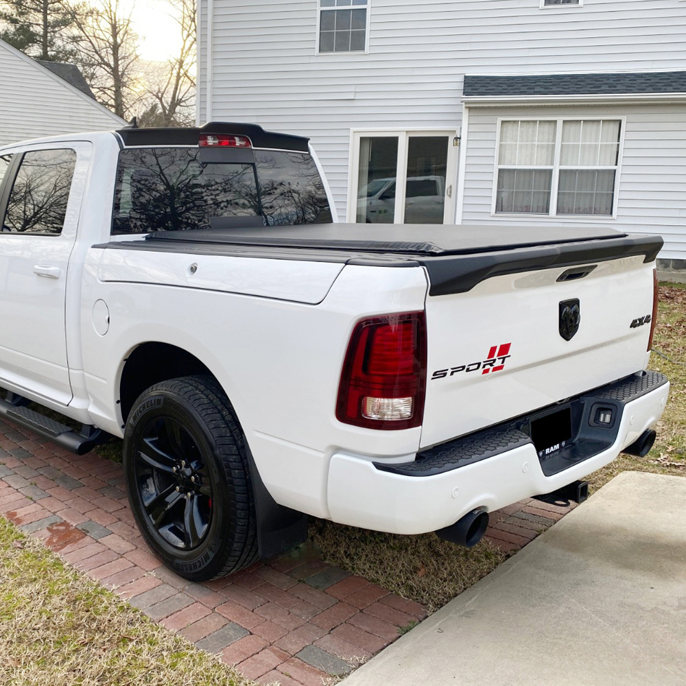 Ram 1500 Matte Black Truck Cab Spoiler 2009 2018 / EG