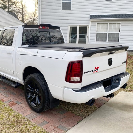  Ram 1500 Matte Black Truck Cab Spoiler 2009 - 2018 / EGR982859