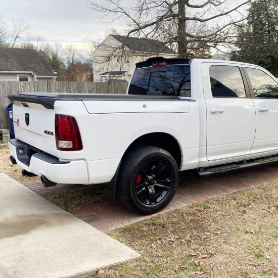 Ram 1500 Matte Black Truck Cab Spoiler 2009 - 2018 / EG