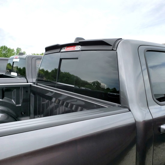 Dodge Ram 1500 Crew Cab Matte Black Truck Cab Spoiler 2019 - 2023 / EGR982959 Dodge Ram 1500 Crew Cab Matte Black Truck Cab Spoiler 2019 - 2023 / EGR982959