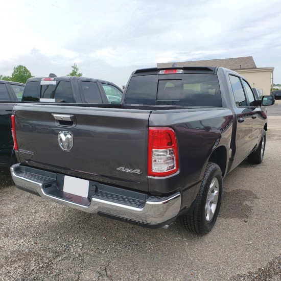 Ram 1500 Crew Cab Matte Black Truck Cab Spoiler 2019 - 2023