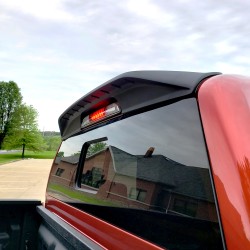  Ford Ranger SuperCrew Matte Black Truck Cab Spoiler 2019 - 2024 / EGR983559