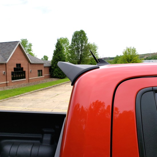  Ford Ranger SuperCrew Matte Black Truck Cab Spoiler 2019 - 2023 / EGR983559