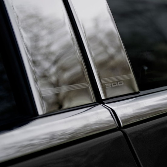 Chrysler 300 Stainless Steel Engraved Pillar Post Covers 2013 - 2020 / PP-30011 Chrysler 300 Stainless Steel Engraved Pillar Post Covers 2013 - 2020 / PP-30011