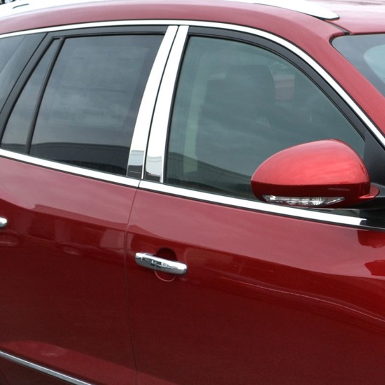 Buick Enclave Stainless Steel Engraved Pillar Post Covers 2008 - 2017 / PP-ENCLAVE08 Buick Enclave Stainless Steel Engraved Pillar Post Covers 2008 - 2017 / PP-ENCLAVE08