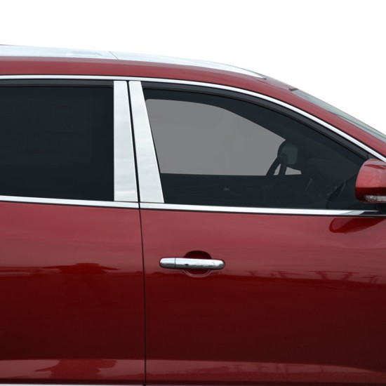 Buick Enclave Stainless Steel Engraved Pillar Post Covers 2008 - 2017 / PP-ENCLAVE08 Buick Enclave Stainless Steel Engraved Pillar Post Covers 2008 - 2017 / PP-ENCLAVE08