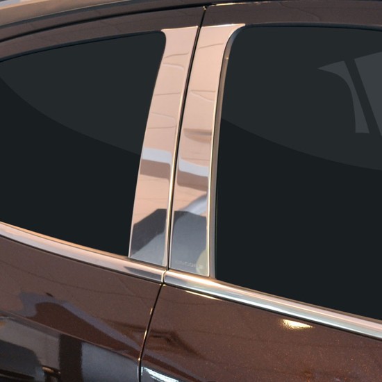 Buick Encore Stainless Steel Engraved Pillar Post Covers 2013 - 2019 / PP-ENCORE13 Buick Encore Stainless Steel Engraved Pillar Post Covers 2013 - 2019 / PP-ENCORE13