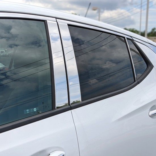 Buick Encore GX Stainless Steel Engraved Pillar Post Covers 2020 - 2021 / PP-GX Buick Encore GX Stainless Steel Engraved Pillar Post Covers 2020 - 2021 / PP-GX