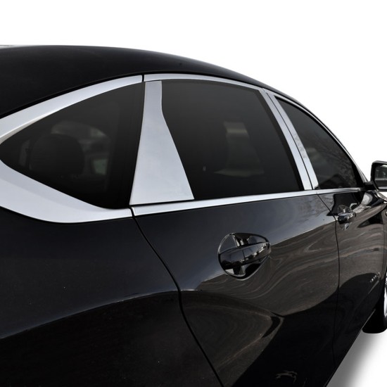 Chevrolet Impala Stainless Steel Engraved Pillar Post Covers 2014 - 2020 / PP-IMPALA14 Chevrolet Impala Stainless Steel Engraved Pillar Post Covers 2014 - 2020 / PP-IMPALA14