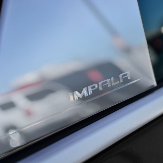 Chevrolet Impala Stainless Steel Engraved Pillar Post Covers 2014 - 2020 / PP-IMPALA14 Chevrolet Impala Stainless Steel Engraved Pillar Post Covers 2014 - 2020 / PP-IMPALA14