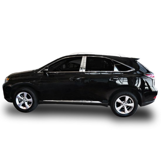 Lexus RX Stainless Steel Engraved Pillar Post Covers 2010 - 2015 / PP-RX10 Lexus RX Stainless Steel Engraved Pillar Post Covers 2010 - 2015 / PP-RX10