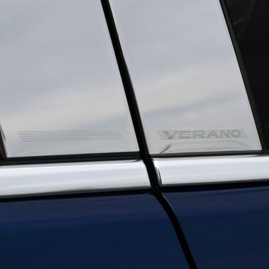 Buick Verano Stainless Steel Engraved Pillar Post Covers 2012 - 2018 / PP-VERANO12 Buick Verano Stainless Steel Engraved Pillar Post Covers 2012 - 2018 / PP-VERANO12