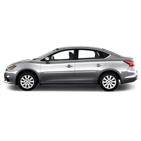 Nissan Sentra Chrome Body Side Moldings 2013 - 2019