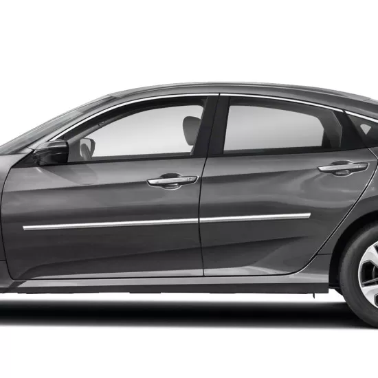  Honda Civic 4 Door Chrome Body Molding 2016 - 2021 / CBM-300-10113839