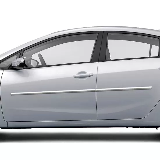 Kia Forte 4 Door Chrome Body Side Moldings 2014 - 2024