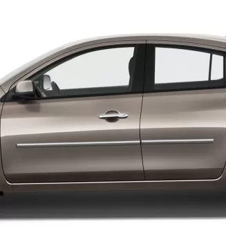 Nissan Versa Chrome Body Side Moldings 2007 - 2019