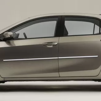 Toyota Corolla Sedan Chrome Body Side Moldings 2014 - 2019