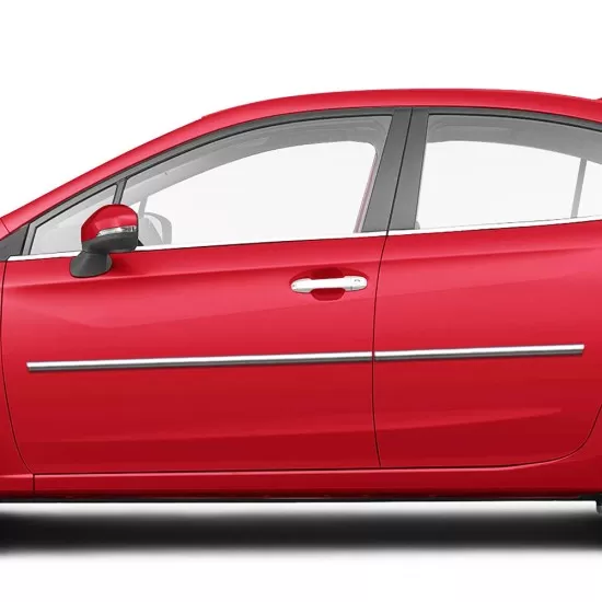 Subaru Impreza Chrome Body Side Moldings 2017 - 2023