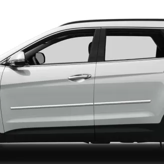 Hyundai Santa Fe Chrome Body Side Moldings 2013 - 2018