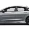 Chrysler 200 Painted Body Side Moldings with Chrome Inserts 2015 - 2018