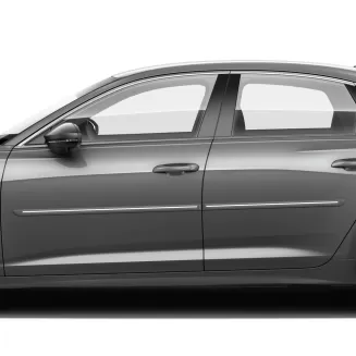  Audi A6 4 Door ChromeLine Painted Body Side Molding 2019 - 2024 / CF-AUDI-A6-19