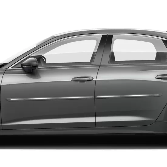  Audi A6 4 Door ChromeLine Painted Body Side Molding 2019 - 2024 / CF-AUDI-A6-19