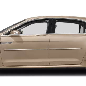 Lincoln Continental Painted Body Side Moldings with Chrome Inserts 2017 - 2021