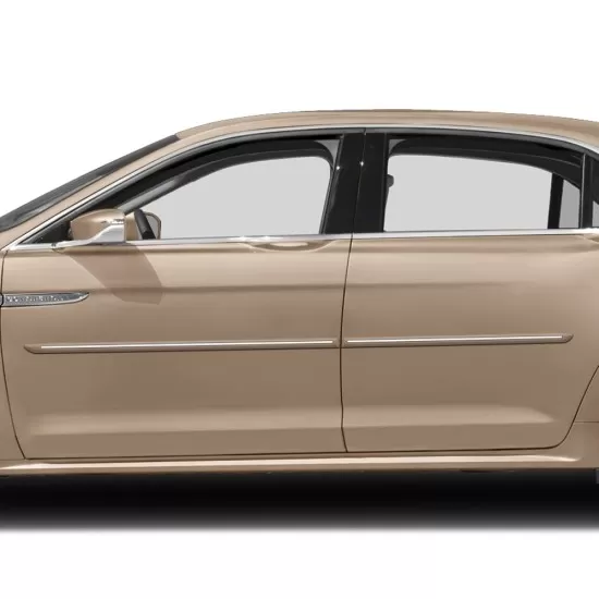 Lincoln Continental Painted Body Side Moldings with Chrome Inserts 2017 - 2021
