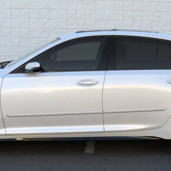  Cadillac CT5 ChromeLine Painted Body Side Molding 2020 - 2025 / CF-CT5-20