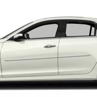 Cadillac CTS Sedan Painted Body Side Moldings with Chrome Inserts 2014 - 2019