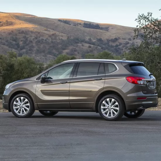 Buick Envision Painted Body Side Moldings with Chrome Inserts 2016 - 2020
