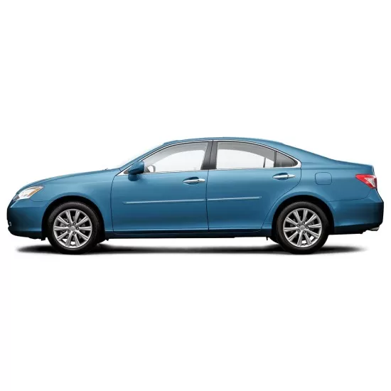 Lexus ES Painted Body Side Moldings with Chrome Inserts 2007 - 2012