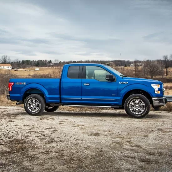 Ford F-150 SuperCab Painted Body Side Moldings with Chrome Inserts 2015 - 2025
